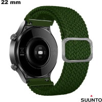 Pulsera extensible de 22 mm de tela para reloj inteligente Suunto económica