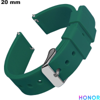 Armband Grün Honor 20mm Gummi - Premium-Qualität