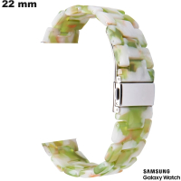Bracelet Samsung de montre connectée Résine Vert 22 mm pas cher