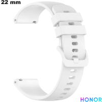 Bracelet de montre 22mm Honor Silicone Blanc