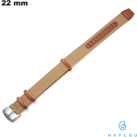Armband Marron 22 mm für Smartwatch Haylou aus hochwertigem Nylon