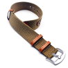 Armband Marron 22 mm für Smartwatch Haylou aus hochwertigem Nylon