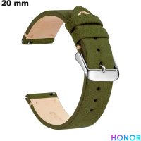 Armband Uhr Grün im handwerklichen Stil Honor 20 mm von hoher Qualität