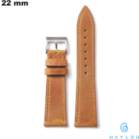 Armband Haylou echtes Leder 22mm günstige Smartwatch
