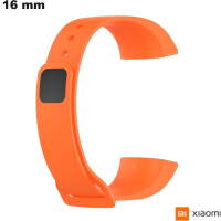 Bracciale Arancione Silicone orologio 16mm Xiaomi (Mi Band 4C) economico
