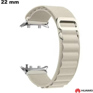 Bracciale Beige 22 mm smartwatch Huawei Nylon (Watch D2) di qualità