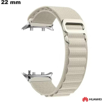 Armband Beige 22 mm Smartwatch Huawei Nylon (Watch D2) von hoher Qualität