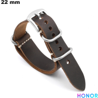 Verkauf Braun Honor Armband vintage Effekt 22 mm Echtleder