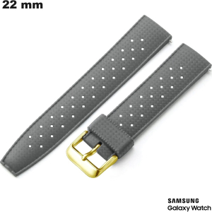 Armband 22 mm Samsung Smartwatch Grau Silikon - Kostenlose Lieferung