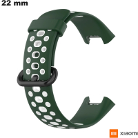 Armbanduhr Armband Gummi 22mm Grün Xiaomi ● Versandkosten 3,99€