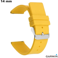 Gelbes Garmin Silikonarmband 14 mm für Smartwatch kaufen