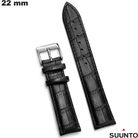 Acheter Bracelet Cuir véritable 22 mm Noir Suunto de smartwatch