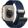 Vente Bracelet Apple Watch 22mm montre Bleu Souple Caoutchouc