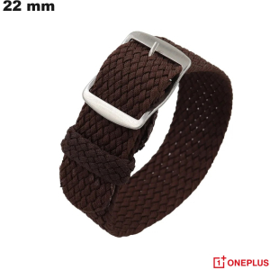 Armband OnePlus Braun 22mm Nylon Smartwatch | Kostenloser Versand