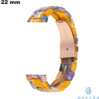Orange Bracelet 22mm Haylou Watch Resin - 24h Shipping