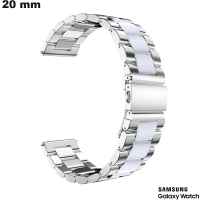 Armband Edelstahl Samsung 20mm Silber günstige Uhr