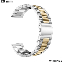 Kaufen Sie Armband Edelstahl Smartwatch Withings Silber 20 mm