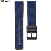 Armband Blau Trend Uhr Silikon 20mm # Kostenlose Lieferung