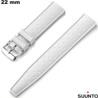 Armband Silicone Wit Suunto Horloge 22mm Duurzaam van hoge kwaliteit