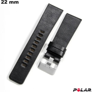 Einen schwarzen Polar Smartwatch-Badget aus echtem Leder kaufen Einen schwarzen Polar Smartwatch-Badget aus echtem Leder kaufen