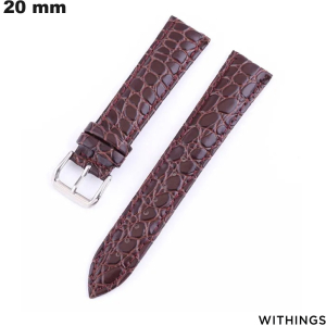 Armband 20mm Echtes Leder Uhrenband für hochwertige Withings