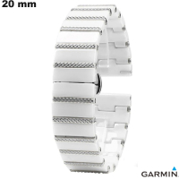 Armbanduhr Céramique 20mm Garmin Weiß Smartwatch von hoher Qualität