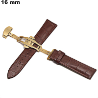 Bracelet Marron pour montre 16mm Cuir véritable de qualité