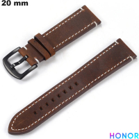Armband 20 mm Braun echte Lederuhr Honor günstig