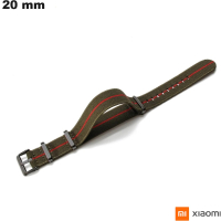 Bracciale Verde 20 mm per orologio Xiaomi Tessuto ● Spedizione 24h