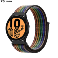 Armband Mehrfarbig 20 mm Nylon Uhr \ Schneller Versand