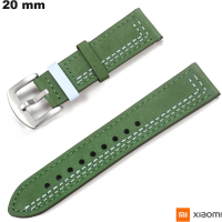 Verkauf Xiaomi 20mm Armband für Uhr Echtes Leder Grün