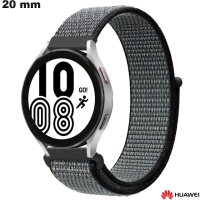 Bracelet Huawei 20mm Nylon Gris de montre