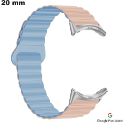 Bracelet Caoutchouc Rose Google Pixel 20 mm