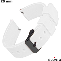 Koop Witte Suunto Silicone Horloge Armband 20 mm voor slimme horloge