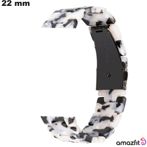 Armband Schwarz 22mm Smartwatch Qualitätsresin Amazfit