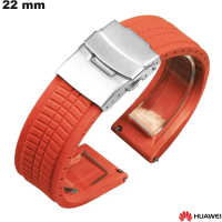 Braccialetto in caucciù Huawei per smartwatch Rosso 22 mm economico
