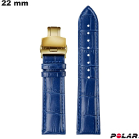 Verkauf 22mm echtes Leder Armband Hochwertig Polar
