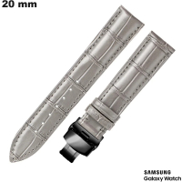 Bracelet Samsung Gris Cuir véritable 20 mm