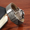 Echtem Leder 20 mm Graue Xiaomi Armbanduhr kaufen