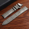 Echtem Leder 20 mm Graue Xiaomi Armbanduhr kaufen