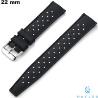 Bracciale 22 mm Regolabile Nero Haylou Silicone \ Port Offerto