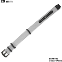 Acheter Bracelet Tissu u de smartwatch Samsung 20 mm Gris