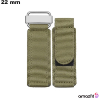 Pulseira de Nylon Amazfit para smartwatch Verde 22mm - Frete Grátis