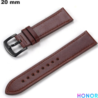 Armband Honor Echtes Leder Braun 20mm \ Einfache Montage