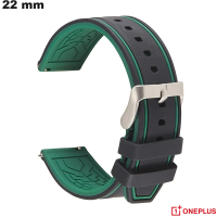 Armband OnePlus Gummi 22 mm Schwarz Uhr ● Versandkosten 3,99€