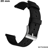 Original 20 mm Withings Uhr Schwarz Textilarmband kaufen