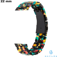 Verkauf Armband für Uhr 22 mm Mehrfarbiges Harz Haylou
