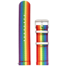 Pulseira Multicolorida de Nylon para Relógio 22mm - Melhor Preço