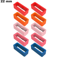 10 Loops  pour montre Silicone Multicolore 22mm - Meilleur Prix