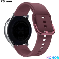 Bracelet Silicone Ergonomique Violet Honor 20mm : Livraison Gratuite
